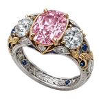 Three-quarter macro of The Grove of Eternity ring
